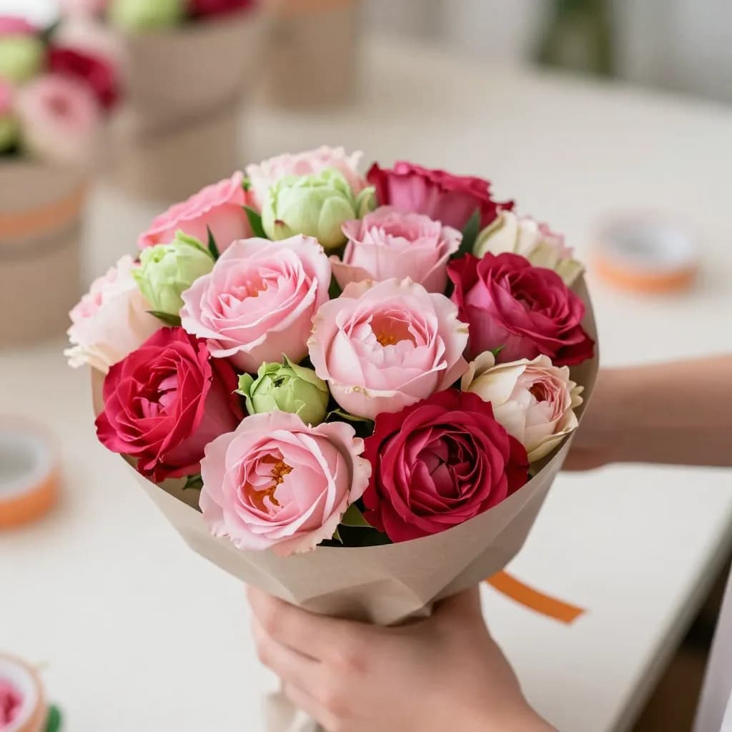 Hand-Wrapped Floral Care
